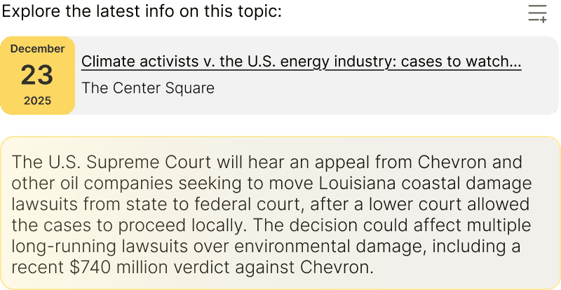 Lighthouse context widgets over an article